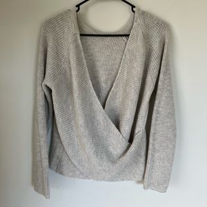 AERIE Cross Front Ballet Sweater
